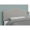 Monarch Specialties Bed, Headboard Only, Full Size, Bedroom, Upholstered, Linen Look, Grey, Transitional I 6013F - alternate 4